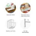 Steely™ Sponge & Soap Sink Organizer - Image 5